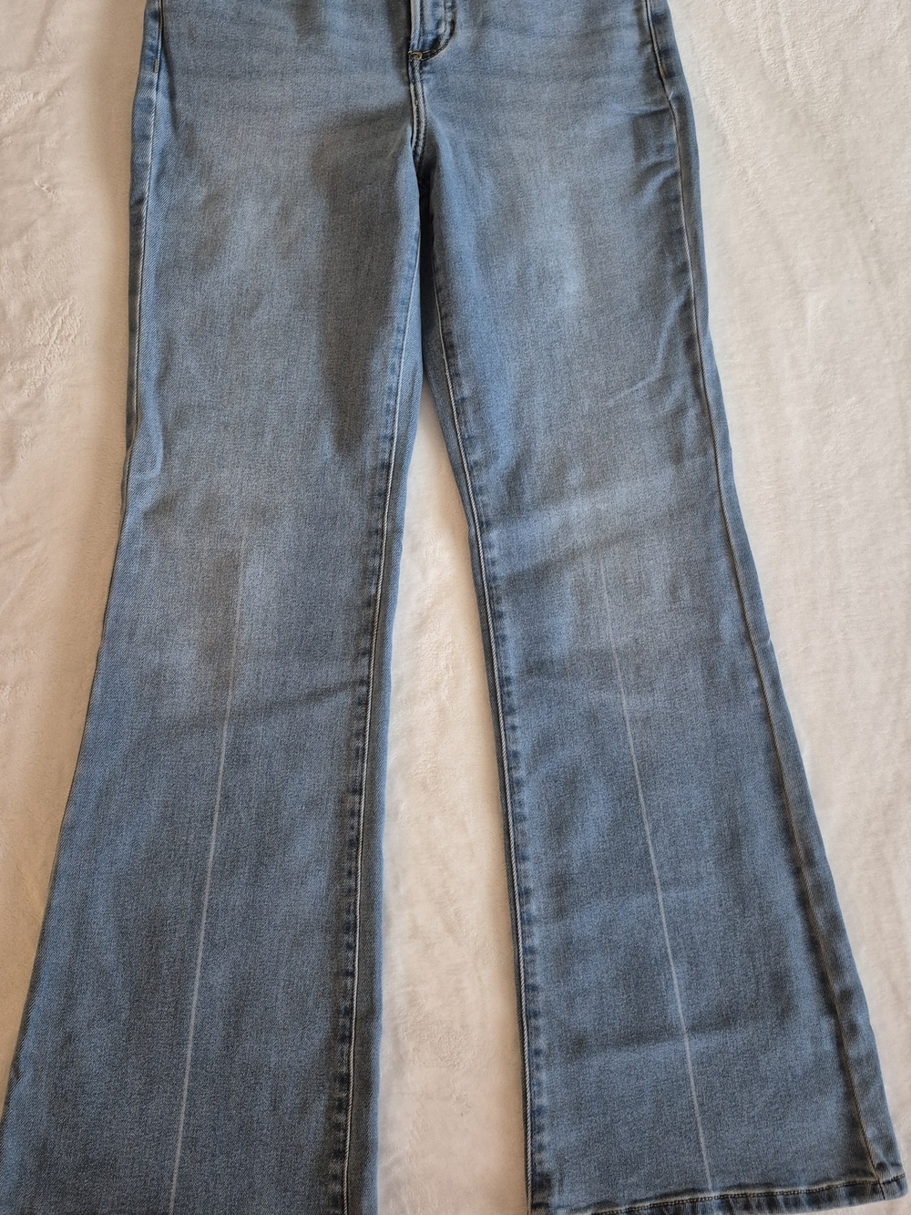 Light Wash Blue Women's Flared Jeans